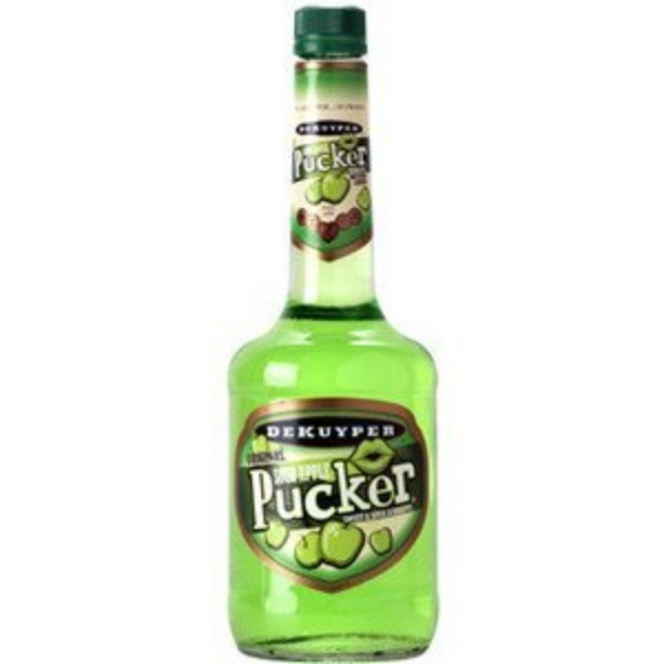 Picture of DeKuyper Sour Apple Pucker Liqueur 750ml