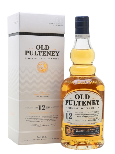 Picture of Old Pulteney 12 yr Single Malt Whiskey 750ml