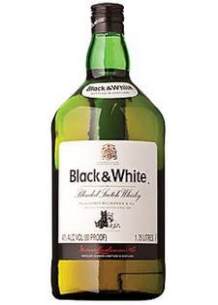 Picture of Black & White Whiskey 1.75L