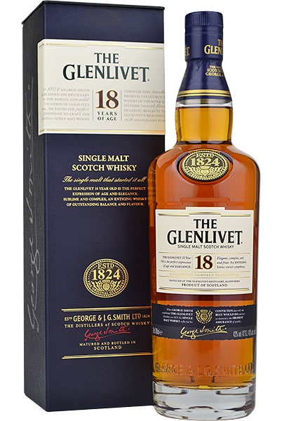 Picture of Glenlivet 18 yr Whiskey 750ml