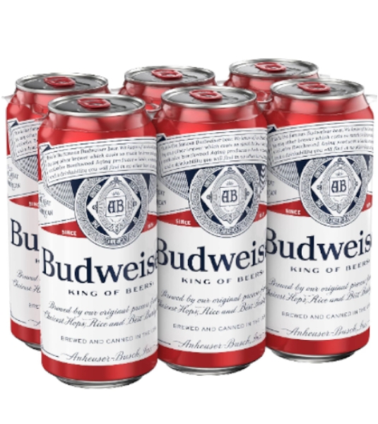 Picture of Budweiser 16oz 6pk cans