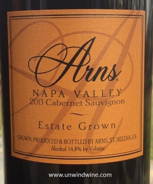 Picture of 2013 Arns - Cabernet Sauvignon   Napa