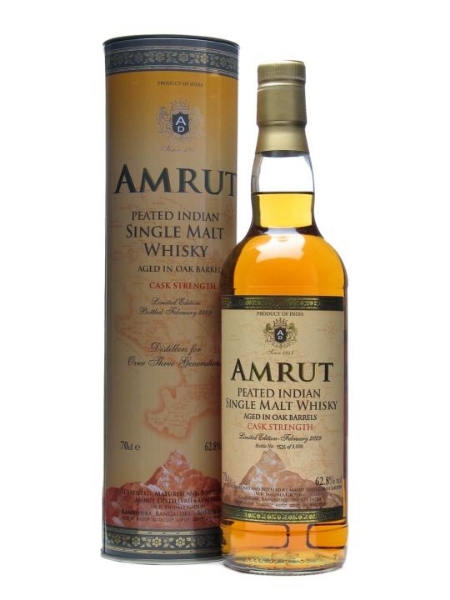 Picture of Amrut Peated Single Malt Whiskey 750ml
