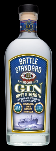 Picture of Battle Standard 142 Navy Strength (KO Dist) Gin 750ml