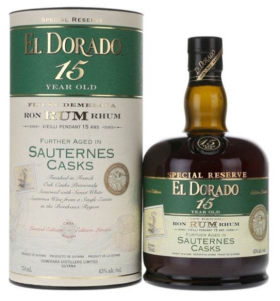 Picture of El Dorado 15 yr Special Reserve Sauternes Casks Rum 750ml