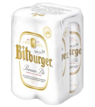 Picture of Bitburger - Premium Pilsner 4pk