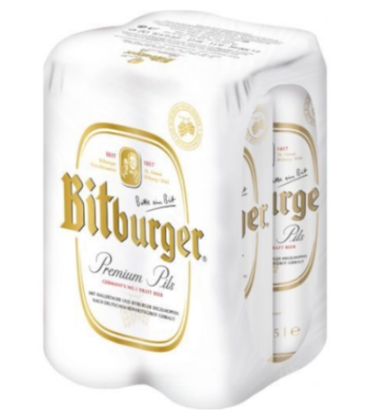 Picture of Bitburger - Premium Pilsner 4pk