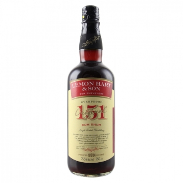 Picture of Lemon Hart 151 Demerara Rum 750ml