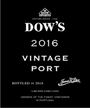 Picture of 2016 Dow's - Vintage Port HALF BOTTLE