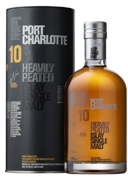 Picture of Port Charlotte 10 yr Heavily Peated Single Malt Whiskey 750ml