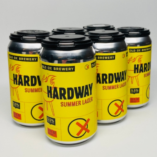Picture of Old Ox Brewery - Hardway Lager 6pk can