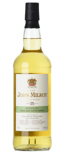 Picture of John Milroy 1993 Glen Keith Distillery 25 yr Whiskey 750ml