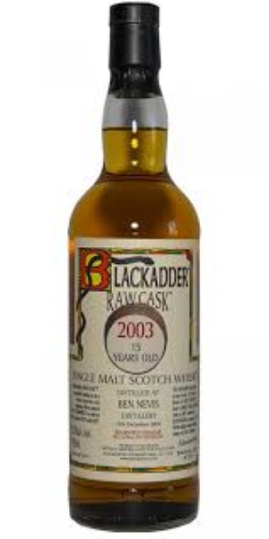 Picture of Ben Nevis Blackadder 17 yr Raw Cask 2003 Whiskey 750ml