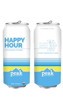 Picture of Peak Organic - Happy Hour Crushable Pilsner 6pk