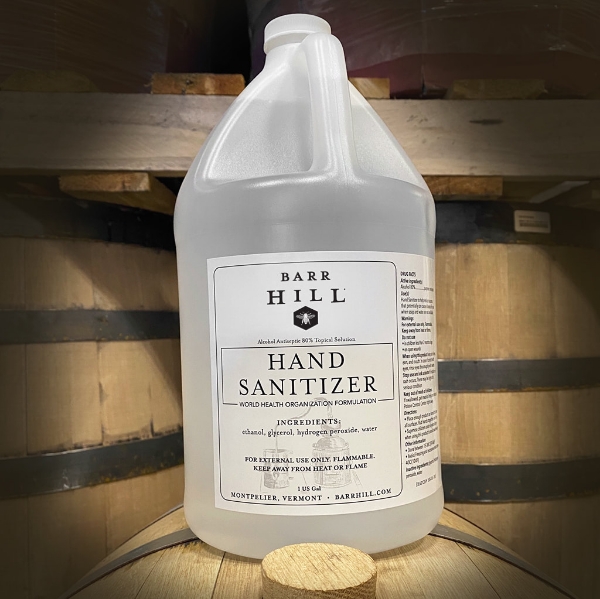 Picture of Barr Hill Hand Sanitizer GALLON (WHO Formulation) -DO NOT CONSUME!! Grain 1 GAL
