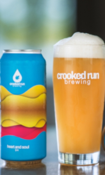 Picture of Crooked Run Brewing - Heart & Soul IPA 16oz 4pk
