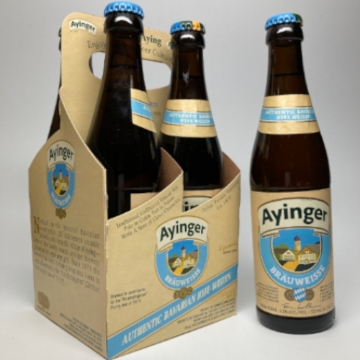 Picture of Ayinger Brewery Brauweisse 4pk bottle