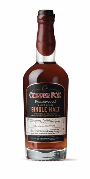 Picture of Copper Fox Peachwood American Single Malt Whiskey 750ml