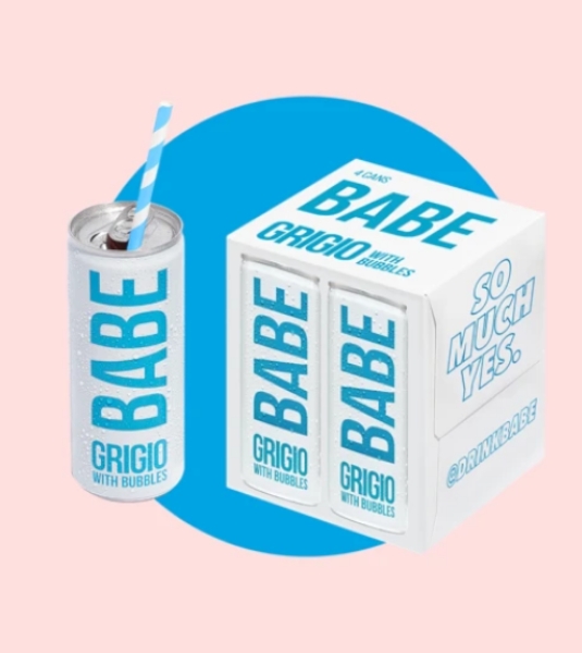 Picture of Babe - Pinot Grigio with bubbles 4pk can