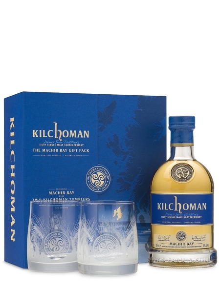 Picture of Kilchoman Machir Bay GIFT BOX (w/ 2 Tumblers) Single Malt Whiskey 750ml