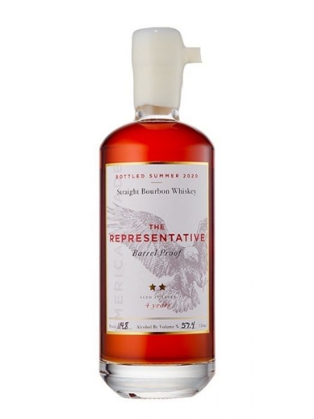 Picture of Representative 4yr (2020) Barrel Proof Bourbon Whiskey 750ml