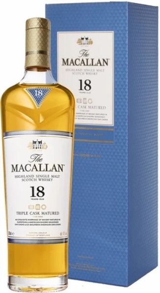 Picture of Macallan 18 yr Triple Cask Matured Single Malt Whiskey 750ml