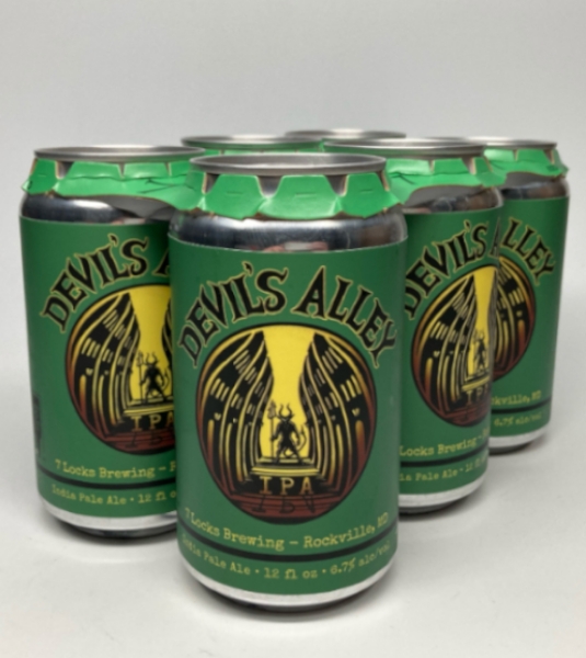 Picture of 7 Locks Brewing - Devils Alley IPA 6pk