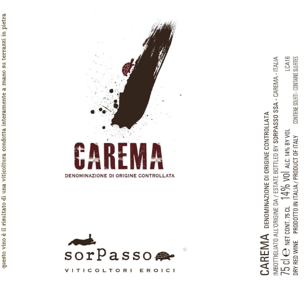 Picture of 2017 Sorpasso - Carema DOC