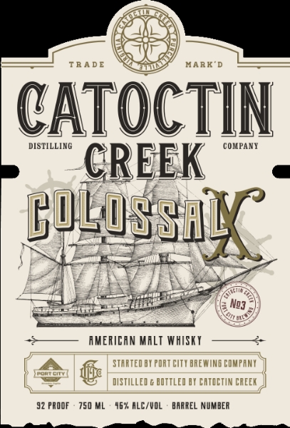 Picture of Catoctin Creek Colossal X Malt Whiskey 750ml