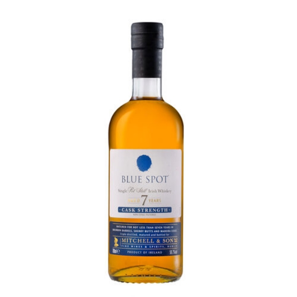 Picture of Blue Spot 7 yr Single Pot Still Cask Strength Whiskey 750ml