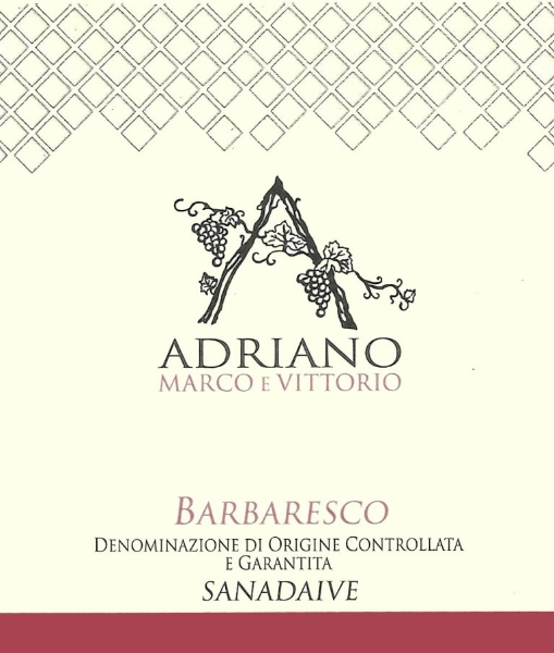 Picture of 2018 Adriano Marco & Vittorio - Barbaresco Sanadaive