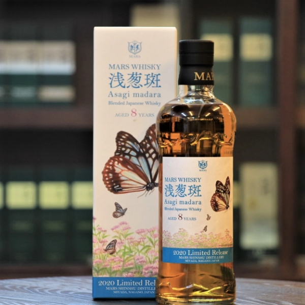 Picture of Mars 'Asagi Madara' 8 yr Malt & Grain Whiskey 750ml