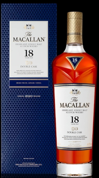 Picture of Macallan Double Cask 18 yr Single Malt Whiskey 750ml