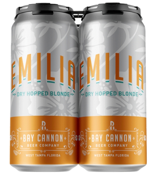 Picture of Bay Cannon Beer - Emilia Dry-Hopped Blonde Ale 4pk
