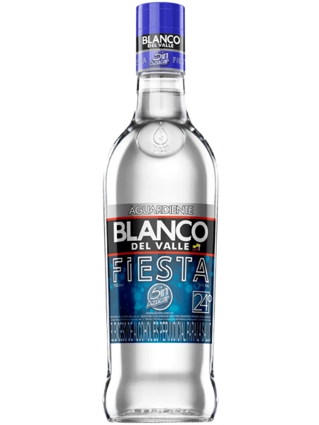 Picture of Blanco de Valle Aguardiente Fiesta Rum 750ml