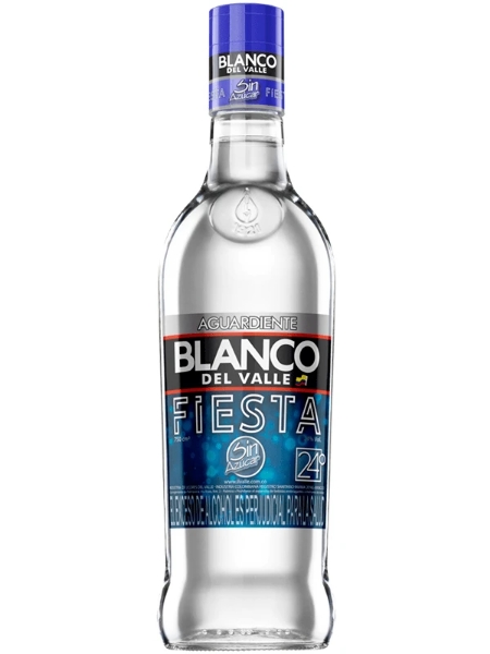 Picture of Blanco de Valle Aguardiente Fiesta Rum 750ml