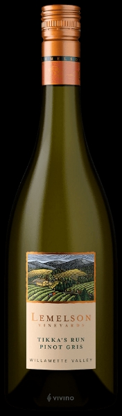 Picture of 2018 Lemelson Pinot Gris Willamette Valley Tikka's Run