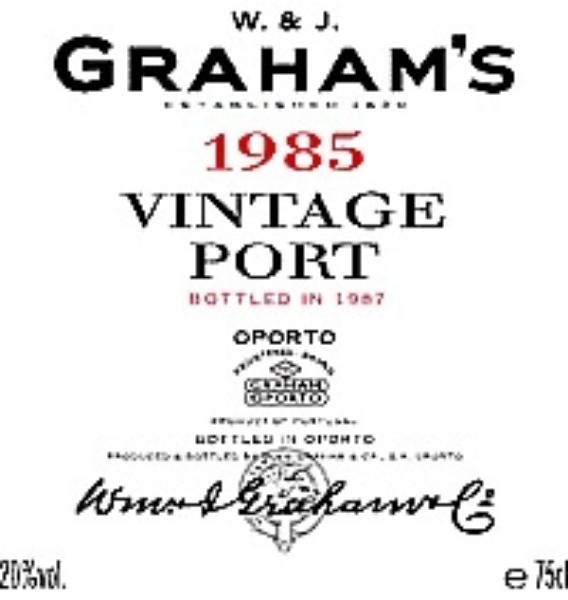 Picture of 1985 Graham's Porto Vintage Port