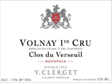 Picture of 2017 Yvon Clerget - Volnay Clos du Verseuil