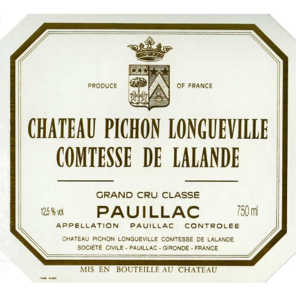 Picture of 1982 Chateau Pichon Lalande Pauillac