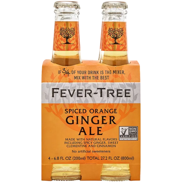 Picture of Fever Tree Spiced Orange Ginger Ale 4pk