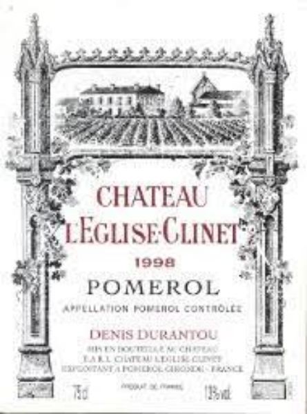 1998 Chateau L'Eglise Clinet Pomerol (pre arrival)