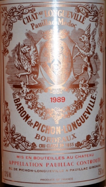 1989 Chateau Pichon Baron Pauillac MAGNUM