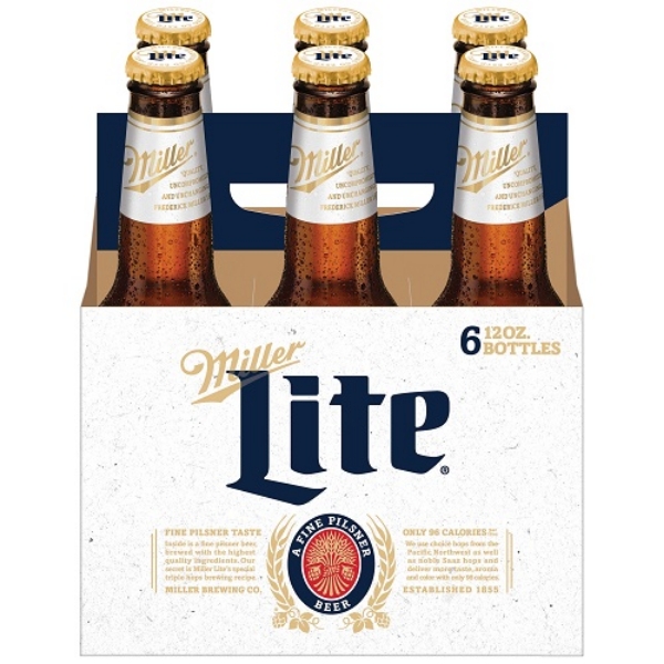 Miller Lite 6pk bottle