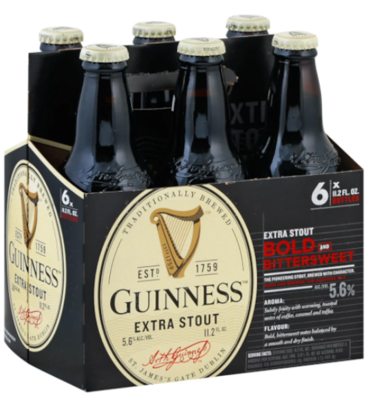 Guinness - Extra Stout 6pk bottle