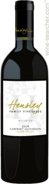 2009 Hensley Family - Cabernet Sauvignon Hillside  Napa