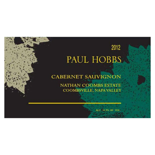 2012 Paul Hobbs - Cabernet Sauvignon  Nathan Coombs Estate - Inaugural Release