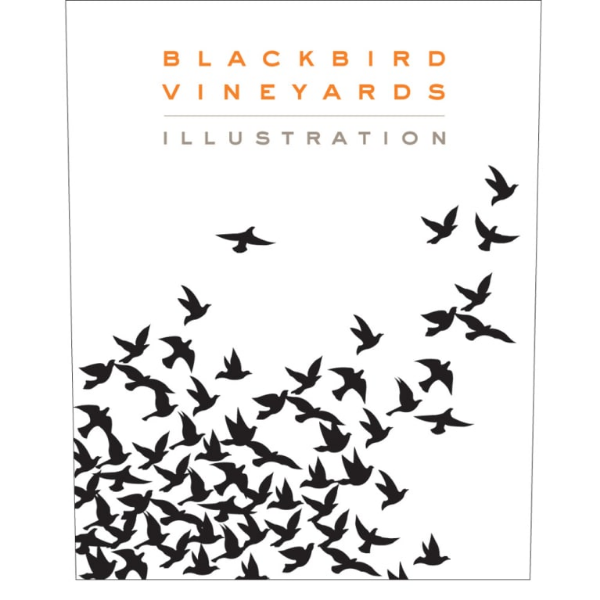 2012 Blackbird Meritage Napa Illustration Propreitary Red