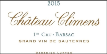 2015 Chateau Climens - Sauternes HALF BOTTLE (pre arrival)