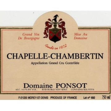 2015 Ponsot - Chapelle Chambertin